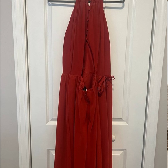 Ana Sophia Bridesmaid Dress burnt orange Size 16 - Picture 2 of 4